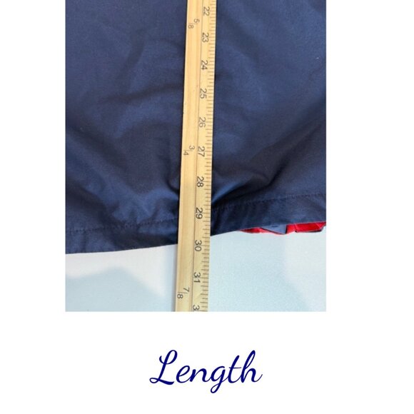 Atlanta Braves Men’s Large Authentic MLB Windbreaker Navy & Red Pullover - Picture 7 of 7